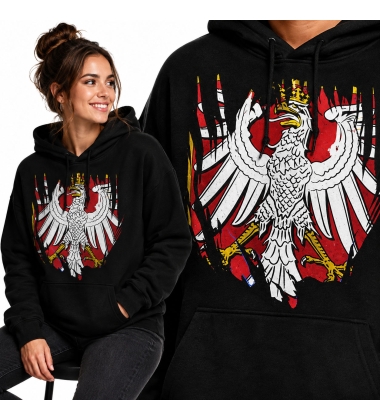 BLUZA DAMSKA Z KAPTUREM ORZEŁ 5